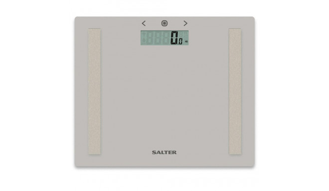 Salter 9113 GY3R Compact Glass Analyser Bathroom Scales - Grey