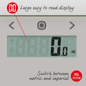 Salter 9113 GY3R Compact Glass Analyser Bathroom Scales - Grey
