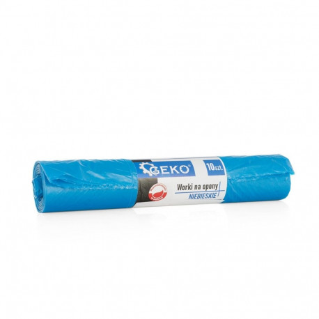 Durable tire bags 100 × 100 cm roll 10 pcs G71267 Blue GEKO