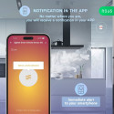 Išmanusis bevielis patalpos dūmų jutiklis su 85dB sirena, TUYA ZigBee MQTT