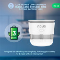 Išmanusis bevielis patalpos dūmų jutiklis su 85dB sirena, TUYA ZigBee MQTT
