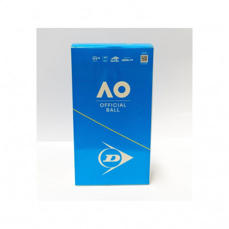 Tennis balls DUNLOP AUSTRALIAN OPEN GrandSlam 2x4PET ITF