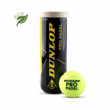 Padel tennis ball Dunlop PRO PADEL 3-pet FIP approved
