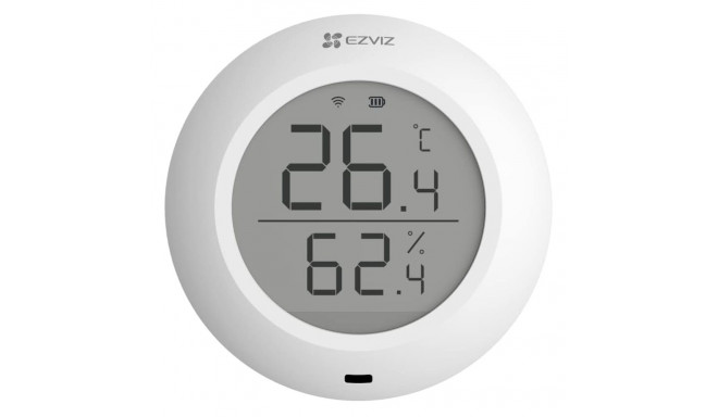 Ezviz T51C Nutikas Kodu Temperatuuri ja Õhuniiskuse Andur 1.8'' Suur LCD A3 Gateway jaoks Valge