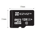 Ezviz 128GB UHS-I 10klass Smart MicroSD kaart, ideaal Full HD video jaoks r90mbps/w50Mbps