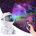 Elight A2 Sitting Astronout 360 degree Rotate Head Star Sky & Nebula projector with Remote White