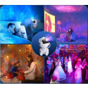 Elight A2 Sitting Astronout 360 degree Rotate Head Star Sky & Nebula projector with Remote White