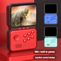 GameBox M3 16bit Kandesise Retro Mängu Konsool 900 mänguga 3'' HD LCD / TV RCA kaabel Punane