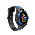 iWear LT32 Durable 4G Sim GPS Отслеживания IP67 Детские часы с звонком чатом и камерой Черный/Синий