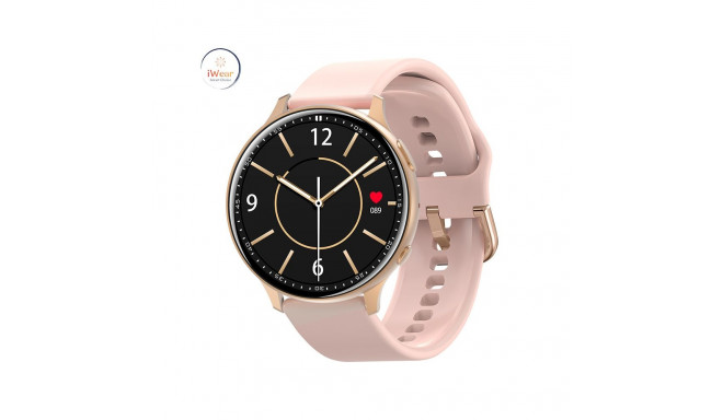 iWear Active 2 Алюминевый Спорт BT Звонок Смарт часы 1.3'' IPS Дисплей монитором Пульса и кислорода 