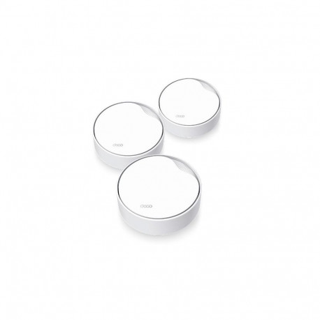 Wireless RouterTP-LINKWireless Router3-pack3000 MbpsMeshWi-Fi 61x10/100/1000M1x2.5GbEDHCPDECOX50-POE