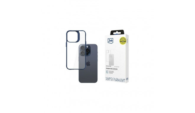3mk kaitseümbris Satin Armor Case+ Apple iPhone 15 Pro, sinine