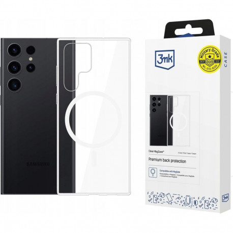 3mk kaitseümbris MagCase Samsung Galaxy S24 Ultra, läbipaistev