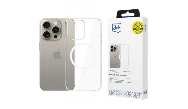 3mk ümbris Clear MagCase Apple iPhone 15 Pro, läbipaistev