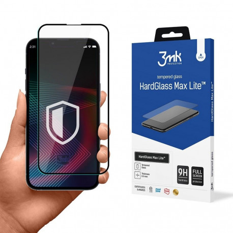 3mk kaitseklaas HardGlass Max Lite Samsung Galaxy A05s, must