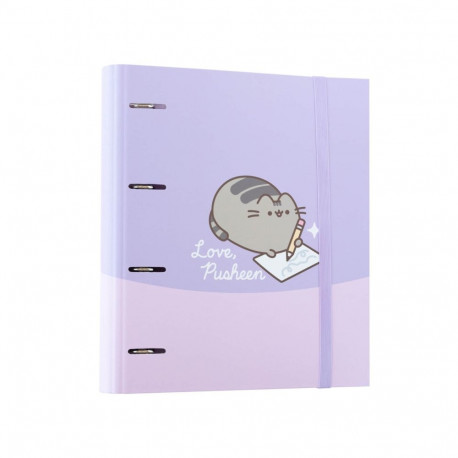 Pusheen - Segregator A4 z kolekcji Moments (4 ringi, gumka)