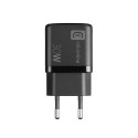 Cellularline Multipower Micro GaN - Ładowarka sieciowa USB-C & USB-A Power Delivery 30W (czarny)