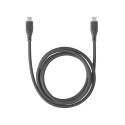 Cellularline Soft Cable - Kabel USB-C do USB-C 1.2 m (czarny)