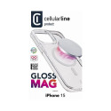 Cellularline Gloss Mag - Etui iPhone 15 MagSafe (przezroczysty)