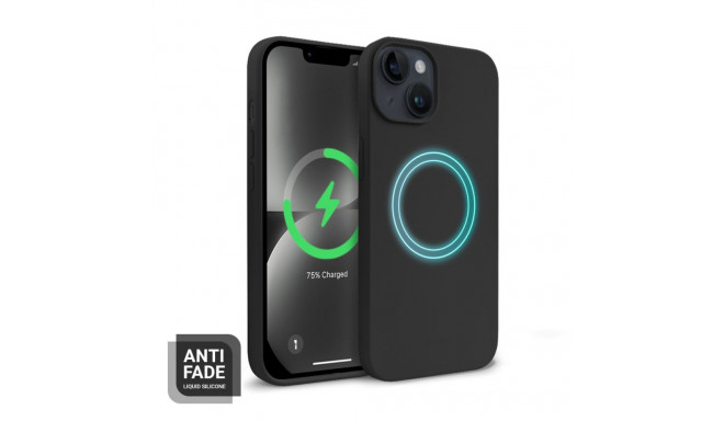 Crong Color Cover Magnetic - Etui iPhone 14 / iPhone 13 MagSafe (czarny)