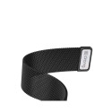 Crong Milano Steel - Pasek ze stali nierdzewnej do Apple Watch 44/45/46/49 mm (czarny)