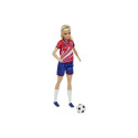Barbie Soccer Doll, Blonde, 9 Uniform, Soccer Ball, Cleats, Socks, 3 & Up