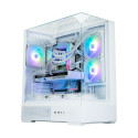 PC case P40 Prism Mid-Tower Tempered Glass white