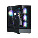 PC case P40 Prism Mid-Tower Tempered Glass black