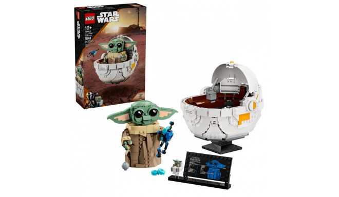 Star Wars 75403 Grogu koos hõljukkäruga klotsid