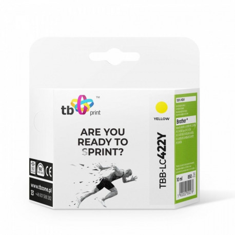 Ink for Brother MFC-J5340DW TBB-LC422Y 100% new yellow