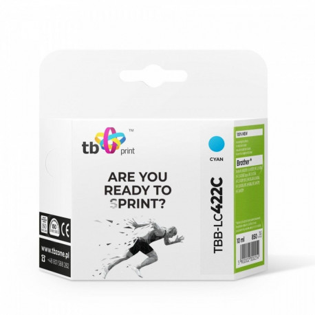 Ink for Brother MFC-J5340DW TBB-LC422C 100% new cyan