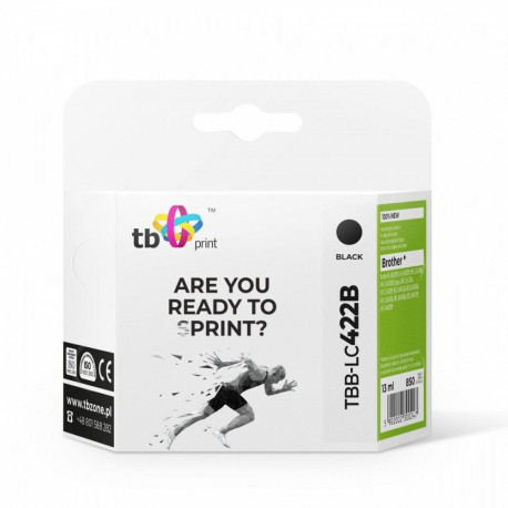 Brother MFC-J5340DW TBB-LC422B 100% uus must tint