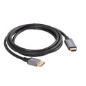 Displayport(M)-HDMI(M)1.8M 4K cable, black and silver