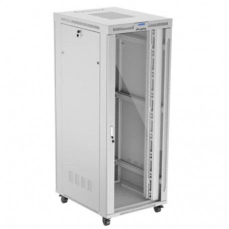 Põrandapealne rack-kapp 19 42U 800x1000 hall klaasuksega lamepakend