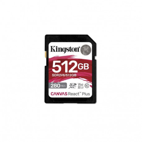 SD Card 512GB React Plus 280/150/MB/s U3 V60