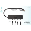 USB-A/USB-C Metal HUB 2x USB 3.0 + 2x USB-C (10 Gbps)