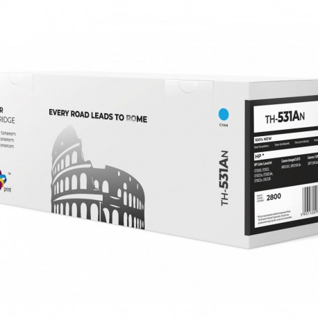 Toner TH-531AN (HP CC531A) Cyan 100% new