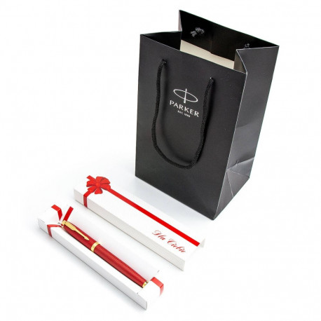 Parker IM Premium Red GT täitesulepliiatsi komplekt karbis koos kinkekotiga