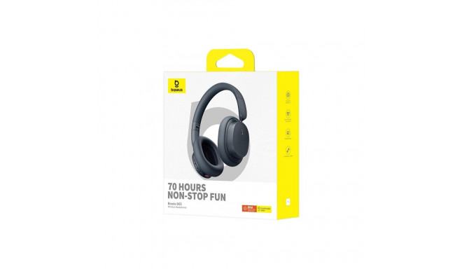 Wireless Headphones - Baseus Bowie D05 Bluetooth 5.3 with 70 Hours Playback Time and Microphone Blac