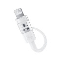 Charging Cable - Baseus Gem USB-C to iP 20W Fast Charging 1m White