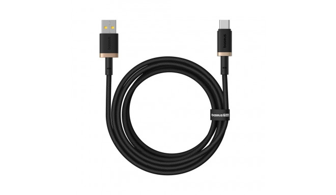 USB Cable - Baseus Dura Type A to Type C 60W Fast Charging 2m Black, Gold