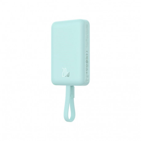 Power Bank - Baseus 10000 mAh Wireless Charger 15W USB Type-C Micro-USB Lightning Blue