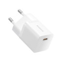 Charger - Baseus GaN5 Mini 25W USB-C Fast Charger White