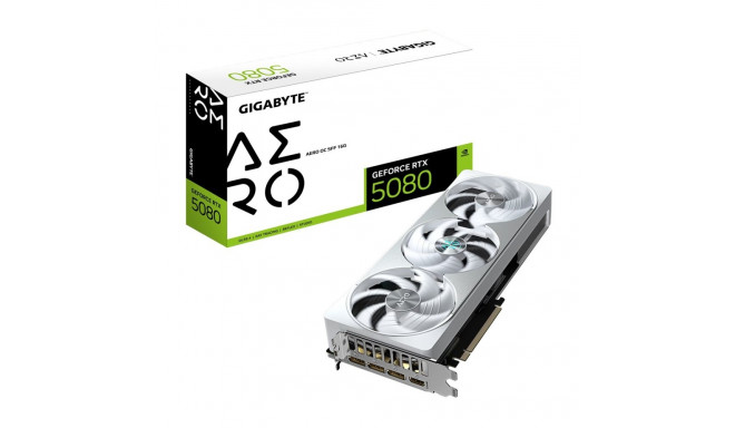 Graphics Card - GIGABYTE GeForce RTX 5080 AERO OC SFF 16GB GDDR7 PCI-E 5.0