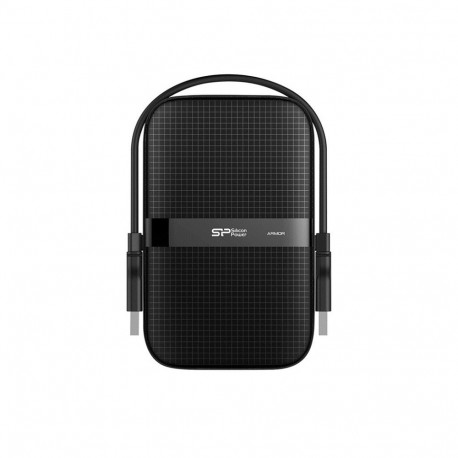 External Hard Drive - Silicon Power Armor A60 4000 GB Waterproof Shock-Resistant Black