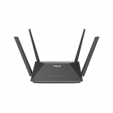 Wireless Router - ASUS RT-AX52 AX1800 AiMesh Dual-band Gigabit Ethernet Wi-Fi 6 Router Black