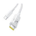 USB Cable - Baseus Gem USB C to USB C Fast Charging 100 W 1 m White