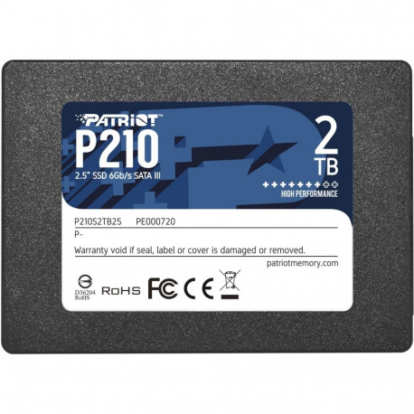 Hard Drive - Patriot Memory P210 2.5" 2000gb Serial Ata Iii