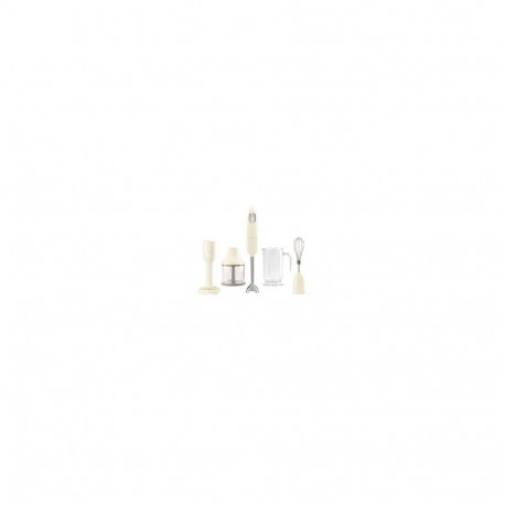 Hand blender - Smeg Hand Blender with Accessories 50' Style Cream