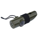 Survival Gear - Mil-Tec 6 in 1 Whistle with Mirror, Thermometer, Magnifying Glass, Compass, Indicato Survival Gear - Mil-Tec 6 in 1 Whistle with Mirror, Thermometer, Magnifying Glass, Compass, Indicato